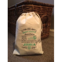Personalised Happy Easter Gift Bag - Joshua Design